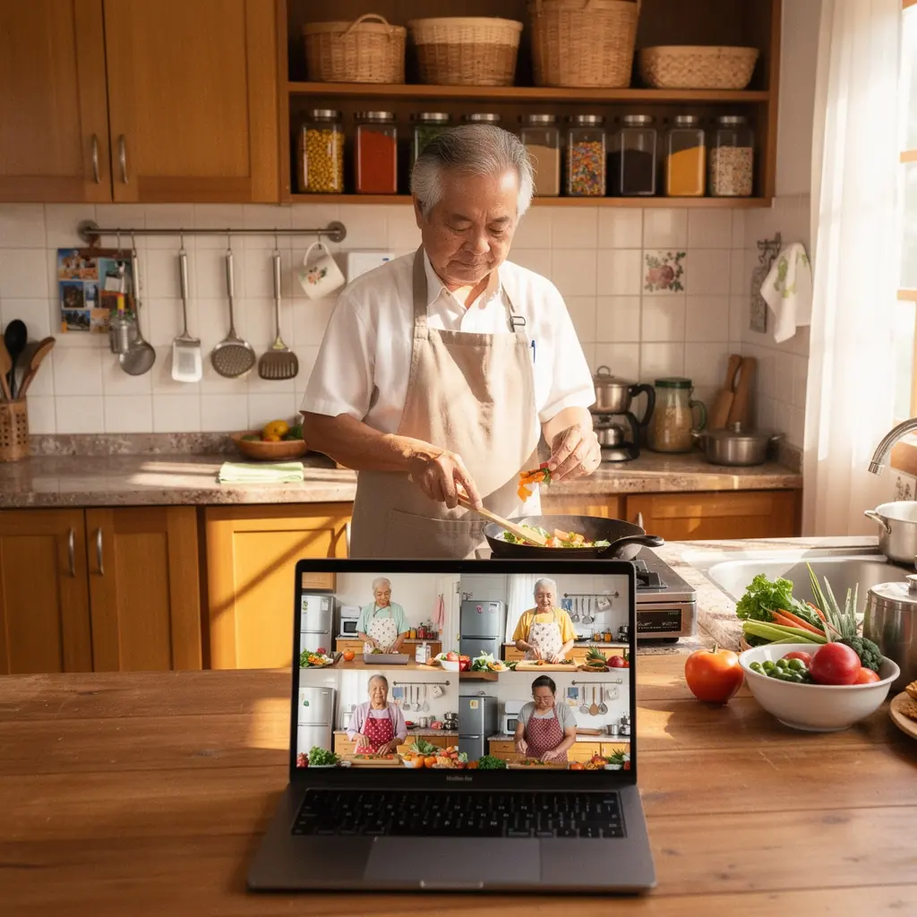 ภาพของการทำสมาธิในบรรยากาศที่เงียบสงบเพื่อการฟื้นฟูจิตใจ