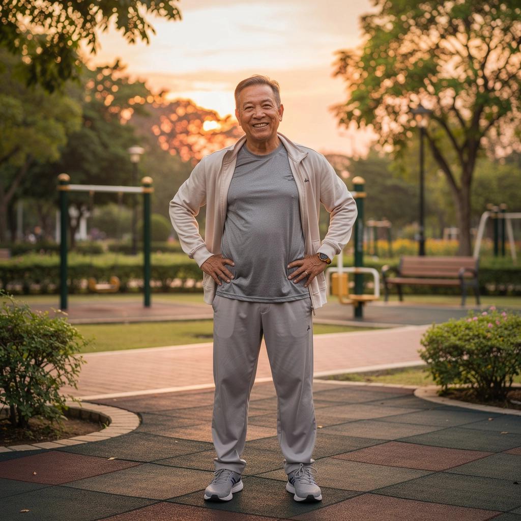 ภาพการสอนออกกำลังกายแบบออนไลน์โดยโค้ชที่มาจากประเทศไทย